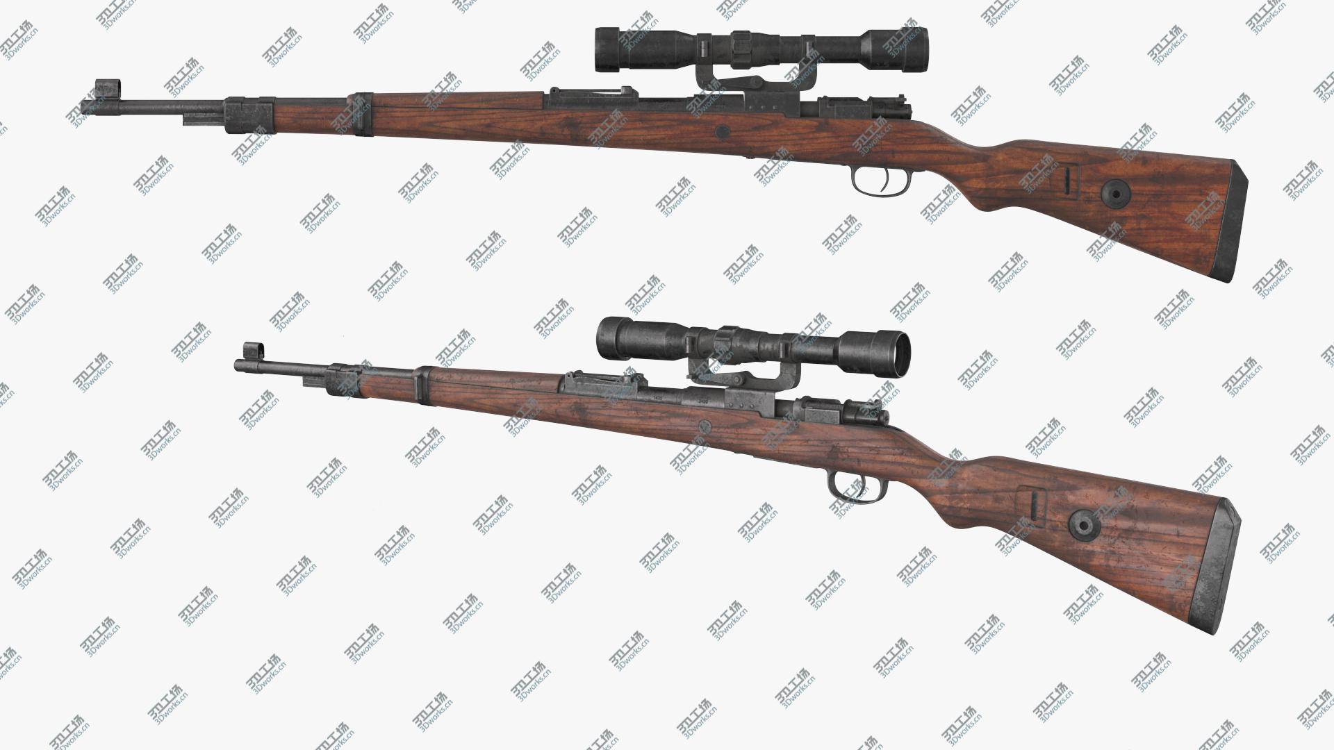 images/goods_img/202104094/3D Mauser Karabiner 98 Kurz Sniper Old/3.jpg